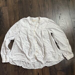 Xirena Women's White Button-Up Top Blouse XS